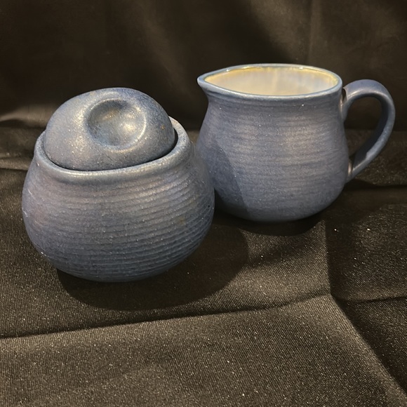 Sango Concepts creamer and sugar bowl. Sensations Blue. Discontinued in 2020 - Picture 8 of 8